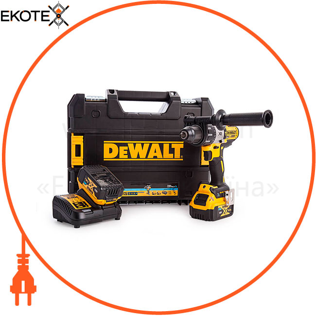 Дриль-шуруповерт акумуляторна бесщеточний ударна DeWALT DCD997P2B, DeWALT, DCD997P2B