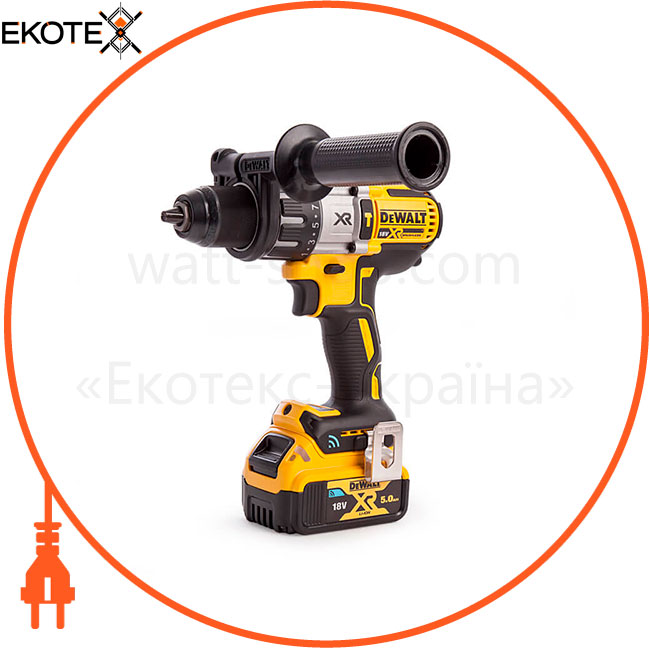 Дриль-шуруповерт акумуляторна бесщеточний ударна DeWALT DCD997P2B, DeWALT, DCD997P2B
