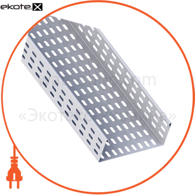 Лоток перфорований 600х80 довжина 3 м, Enext, A60-18A-12