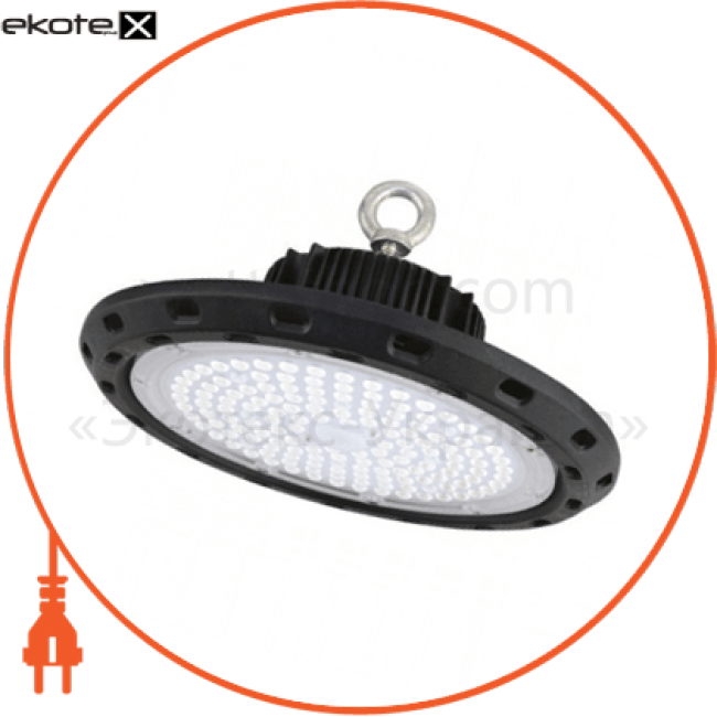 Horoz Electric 063-003-0100-010 светильник подвесной влагозащищен.led 100w 6400k 10000lm 85-265v ip65 d-270мм.черный