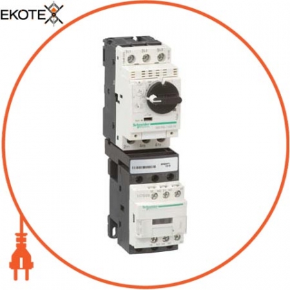 Комбінований пускач DOL - TeSys GV2-DP - 1 ... 1.6 A - 24 V DC, Schneider, GV2DP106BD