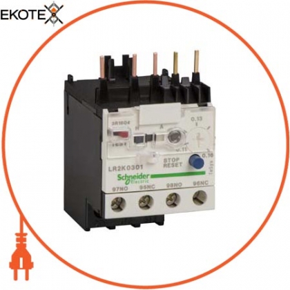 Schneider LR7K0305 tesys k - non differential thermal overload relays - 0.54...0.8 a - class 10a