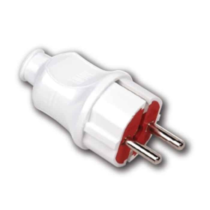 Вилка пряма з заземленням, Horoz Electric, 300-000-702