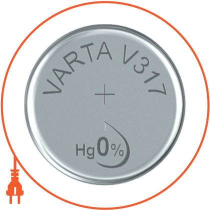 Батарейка VARTA V 317 1 шт, Varta, 317101111