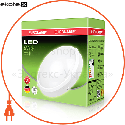 Eurolamp LED-NLR-6/4(F) eurolamp led светильник круглый накладной жкх 6w 4000k