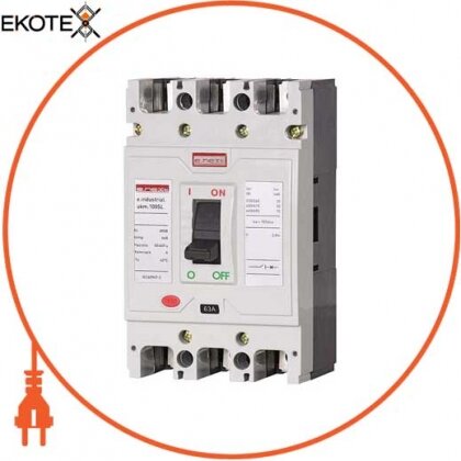 Enext i0660013 силовой автоматический выключатель e.industrial.ukm.100sl.80, 3р, 80а