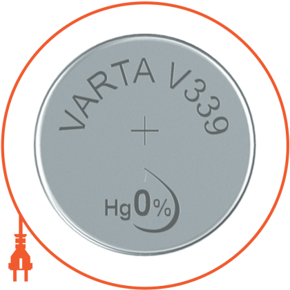 Батарейка VARTA V 339 1 шт, Varta, 339101111