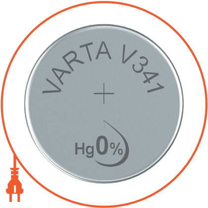 Батарейка VARTA V 341 1 шт, Varta, 341101111