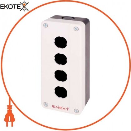 Enext p0810149 корпус для 4 кнопок e.mb.box04