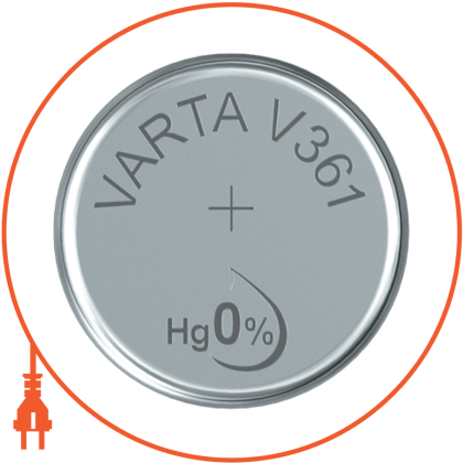 Батарейка VARTA V 361 1 шт, Varta, 361101111
