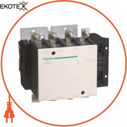 TeSys F - контактор - 4P (4НО) - AC-1 -? 440 В 200 A - котушка 230 В пер. струму, Schneider, LC1F1154P7