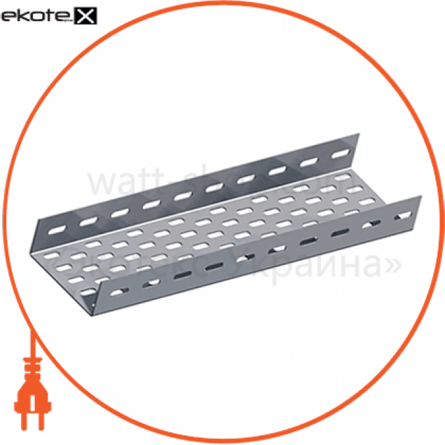 Enext A10-15-06 лоток перфорированный 100х50 легкий, 3 м, толщ. 0,6 мм.