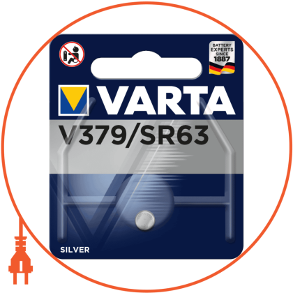 Батарейка VARTA V 379 1 шт, Varta, 379101111