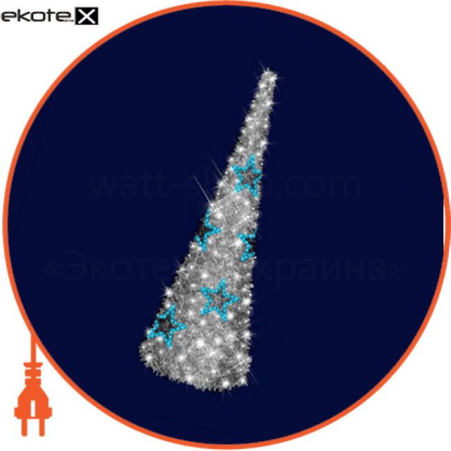 Світлова конструкція Ялинка, 3,0*1,0, Люм'єр, 3D008