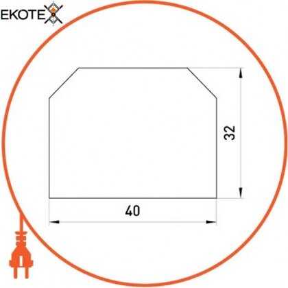 Enext p051001 разделитель для наборных клеммных колодок e.tc.sep.pro.2.5