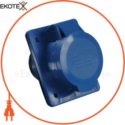 Розетка стаціонарна прихована ССІ-423 2Р+Е 32А 200-250В IP44 IEK, IEK, PSR41-032-3