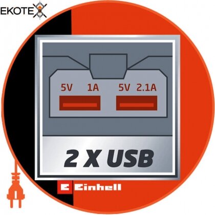 Einhell 4514120 аккумуляторная usb зарядное устройство te-cp 18 li usb-solo