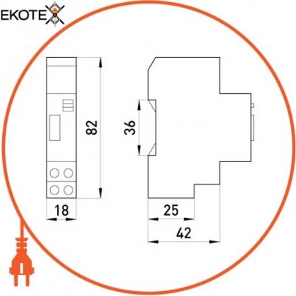 Enext i0310006 реле времени освещения электромеханический e.control.t01