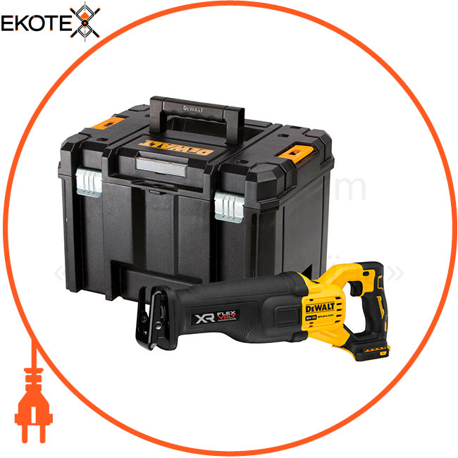 Пила шабельна акумуляторна DeWALT DCS386NT, DeWALT, DCS386NT