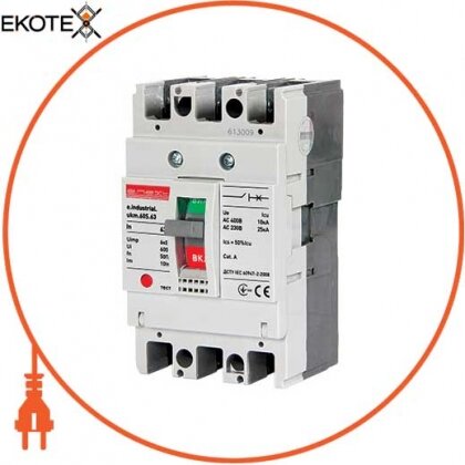 Enext i0010015 силовой автоматический выключатель e.industrial.ukm.60s.10, 3р, 10а