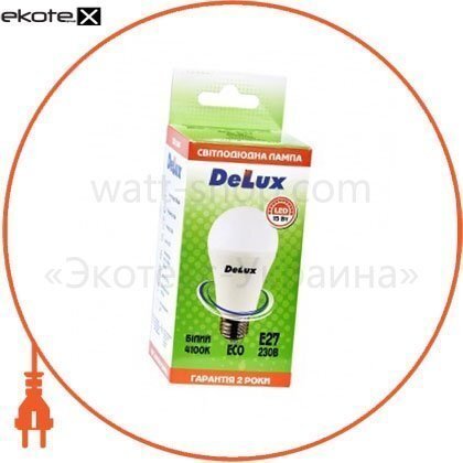 Delux 90011752 лампа светодиодная delux bl60 15вт 4100k е27 белый