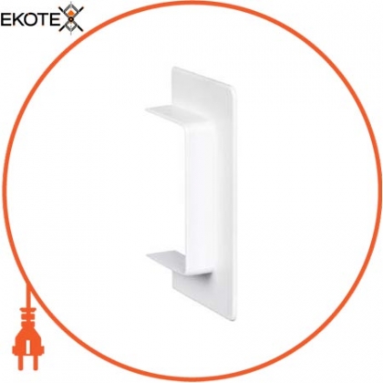 Тримач кабелю 45 - wall / ceiling frame - 95 x 55 mm - PC / ABS - polar white, Schneider, ISM10205P