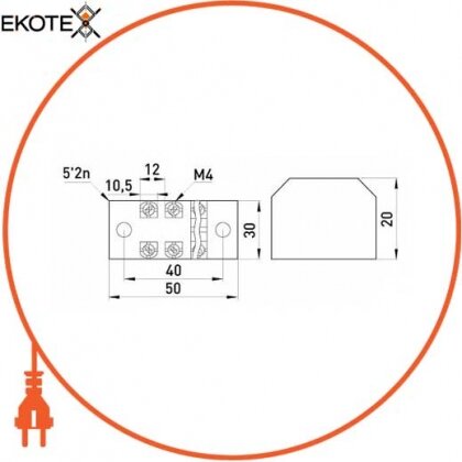 Клемна колодка захищена e.tc.protect.35.3, 35А, 3 полюси, Enext, p056011