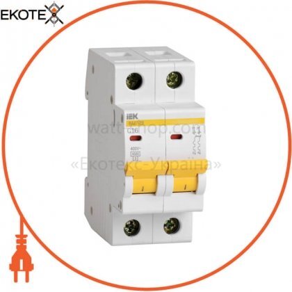 Авт. викл. ВА47-29 2Р 5А 4,5 кА х-ка C IEK, IEK, MVA20-2-005-C