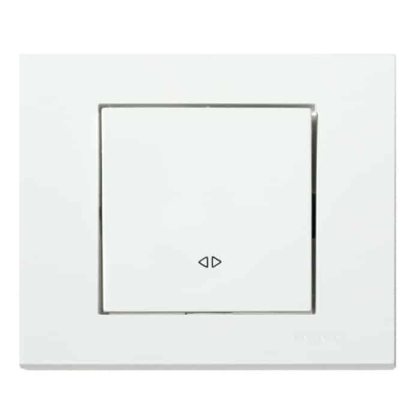 Вимикач реверсивний білий GRANO, Ovivo, 400-010200-214