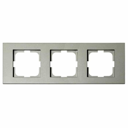 Рамка 3-на GRANO антрацит, Ovivo, 400-130000-227