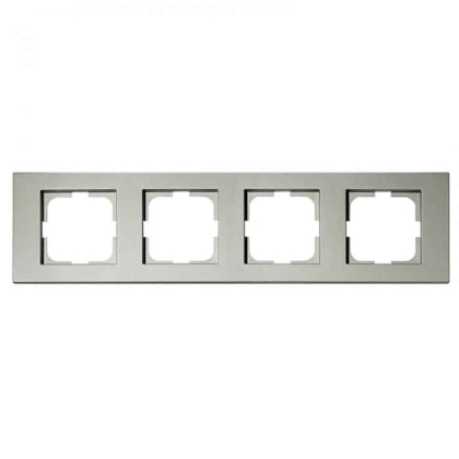 Рамка 4-на GRANO антрацит, Ovivo, 400-130000-228