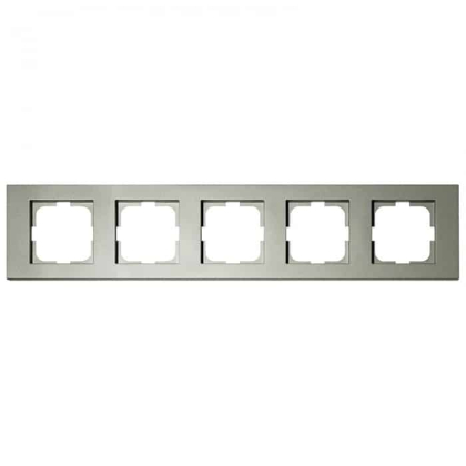 Рамка 5-на GRANO антрацит, Ovivo, 400-130000-250