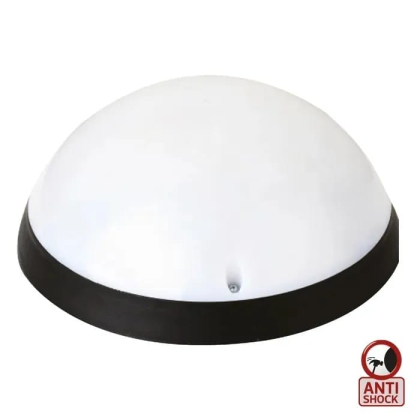 Світильник пластиковий Акуа Опал Повний Місяць LED 20W чорний, Horoz Electric, 400-325-115