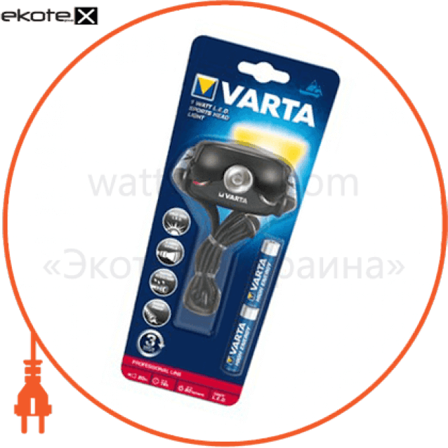 Varta 18632101421 фонарь varta sports head light led 2aaa (18632101421)