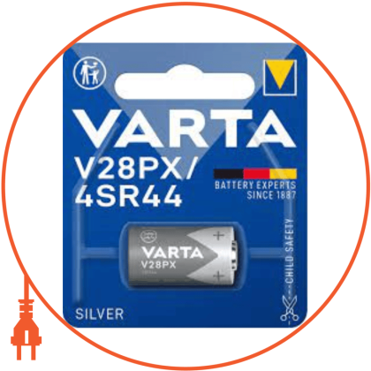 Батарейка VARTA V 28 PX BLI 1 шт, Varta, 4028101401