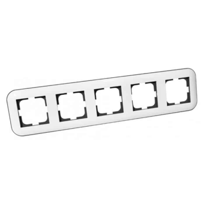 Рамка 5-на LOFT білий+сірий, Ovivo, 404-010003-250