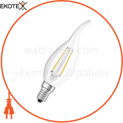 Лампа LEDSCLBA 40D 5W/827 230V FIL E14 10X1 OSRAM, Ledvance Osram, 4058075434561