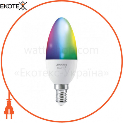 Лампа SMARTWIFIB40 5W 230V RGBWFR E14 4X1LEDV, Ledvance Osram, 4058075485570