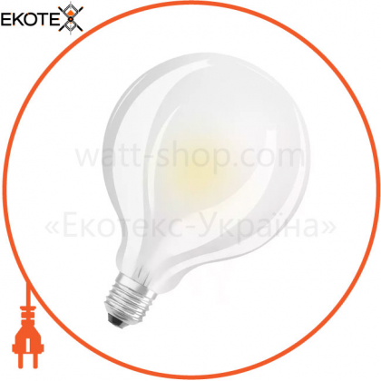 Лампа LED G95 100 12W/827 230V GL FR E27 6X1 OSRAM, Ledvance Osram, 4058075808515
