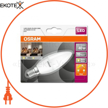 Лампа LEDSCLB402XD 5,5W/827 230V FR E14 6XBLI1 OSRAM, Ledvance Osram, 4058075814912