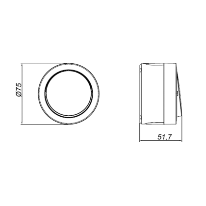 Вимикач 1-клавішний антрацит xOne, Ovivo, 406-250000-200