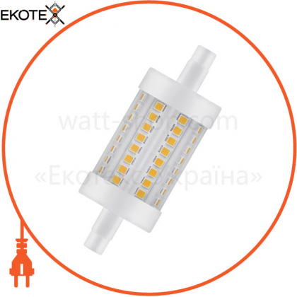 Лампа світлодіодна LEDPLI 78 60 7,3W/827 230V R7S 20X1LEDV, Ledvance Osram, 4099854049682