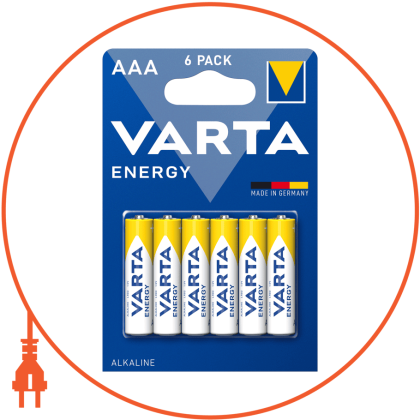 Батарейка VARTA Energy AAA BLI 6, Varta, 4103229416