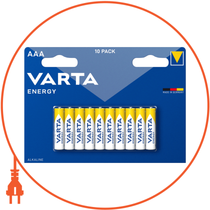 Батарейка VARTA Energy AAA BLI 10, Varta, 4103229491