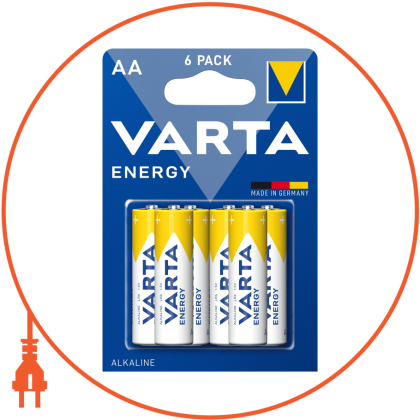 Батарейка VARTA Energy AA BLI 6, Varta, 4106229416