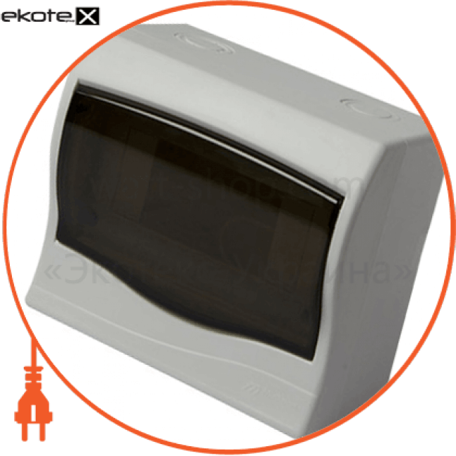 Enext s0290007 корпус пластиковый 6-модульный e.plbox.stand.n.06m, навесной multusan