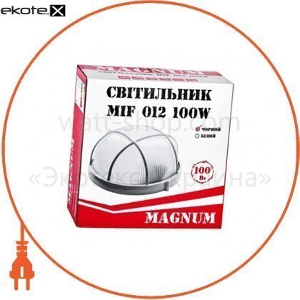 Світильник настінно-стельовий MAGNUM MIF 012 10W E27 чорний, Magnum, 10042327