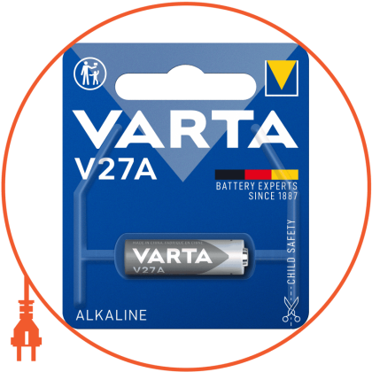 Батарейка VARTA V 27 A BLI 1 шт, Varta, 4227101401