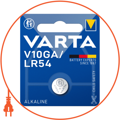 Батарейка VARTA V 10 GA BLI 1 шт, Varta, 4274101401