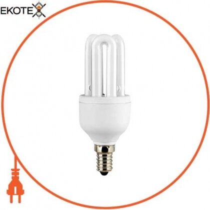 Enext l0210001 лампа энергосберегающая e.save.3u.e14.5.6400, тип 3u, патрон е14, 5w, 6400 к